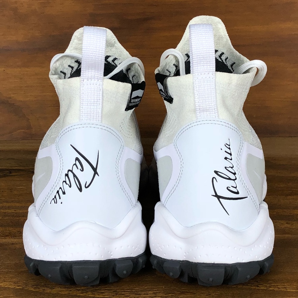 Nike Zoom Talaria Mid FK Flyknit White Black Shoe - Picture 4 of 8